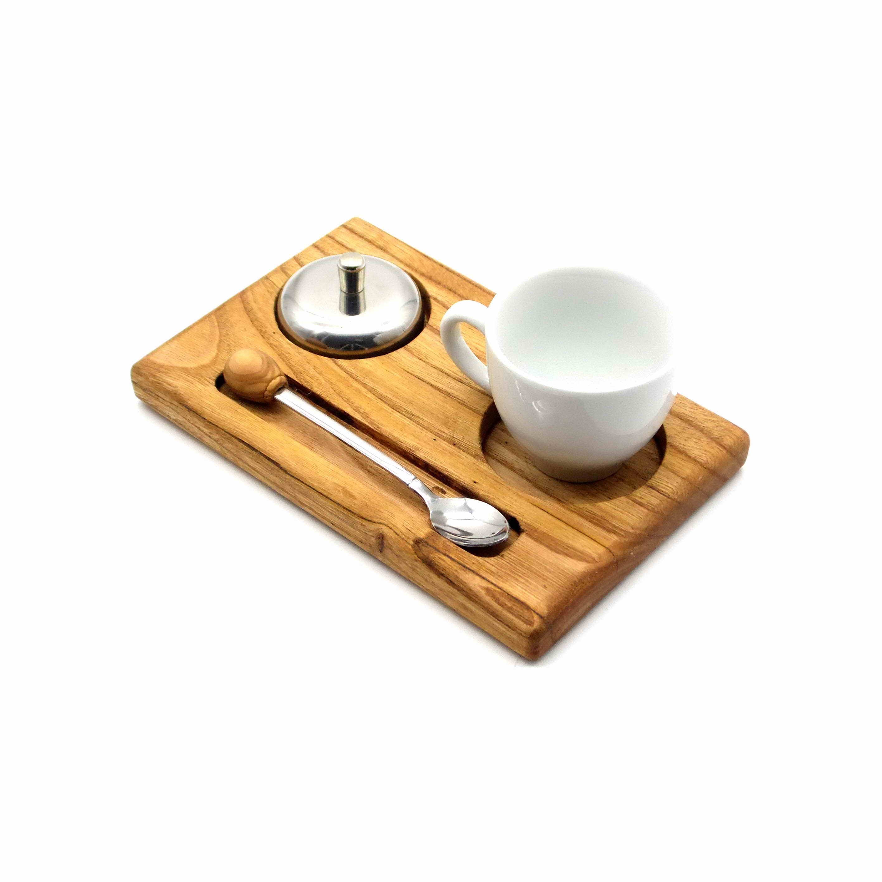 DİKDÖRTGEN VE DAİRE DELİKLİ KAHVE SUNUM