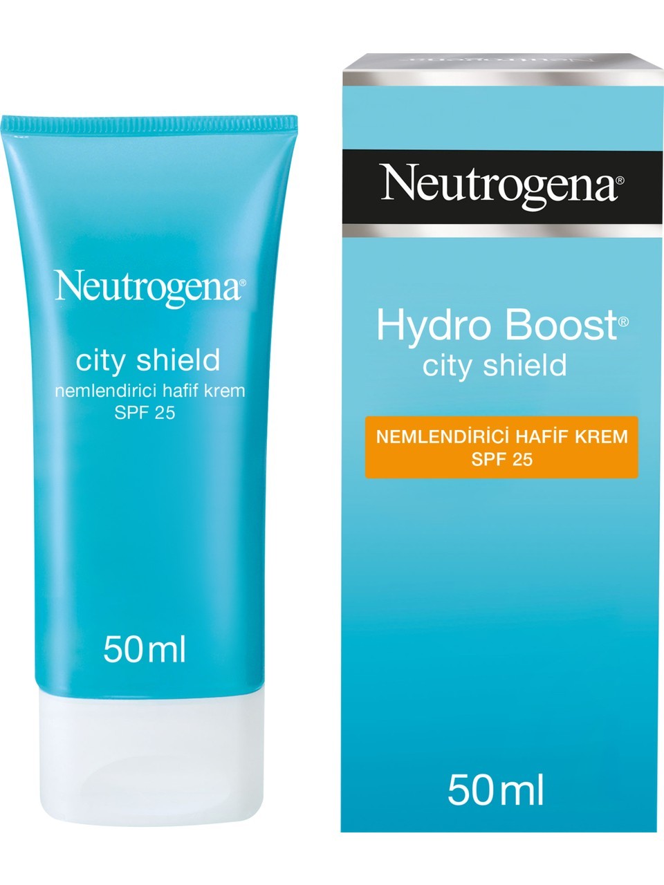 Hydro Boost City Shield Spf25 yüz güneş kremi içeren Nemlendirici 50ml