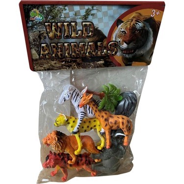 Kızılkaya Oyuncak - Poşette Vahşi Hayvan Set YS5-006ABC