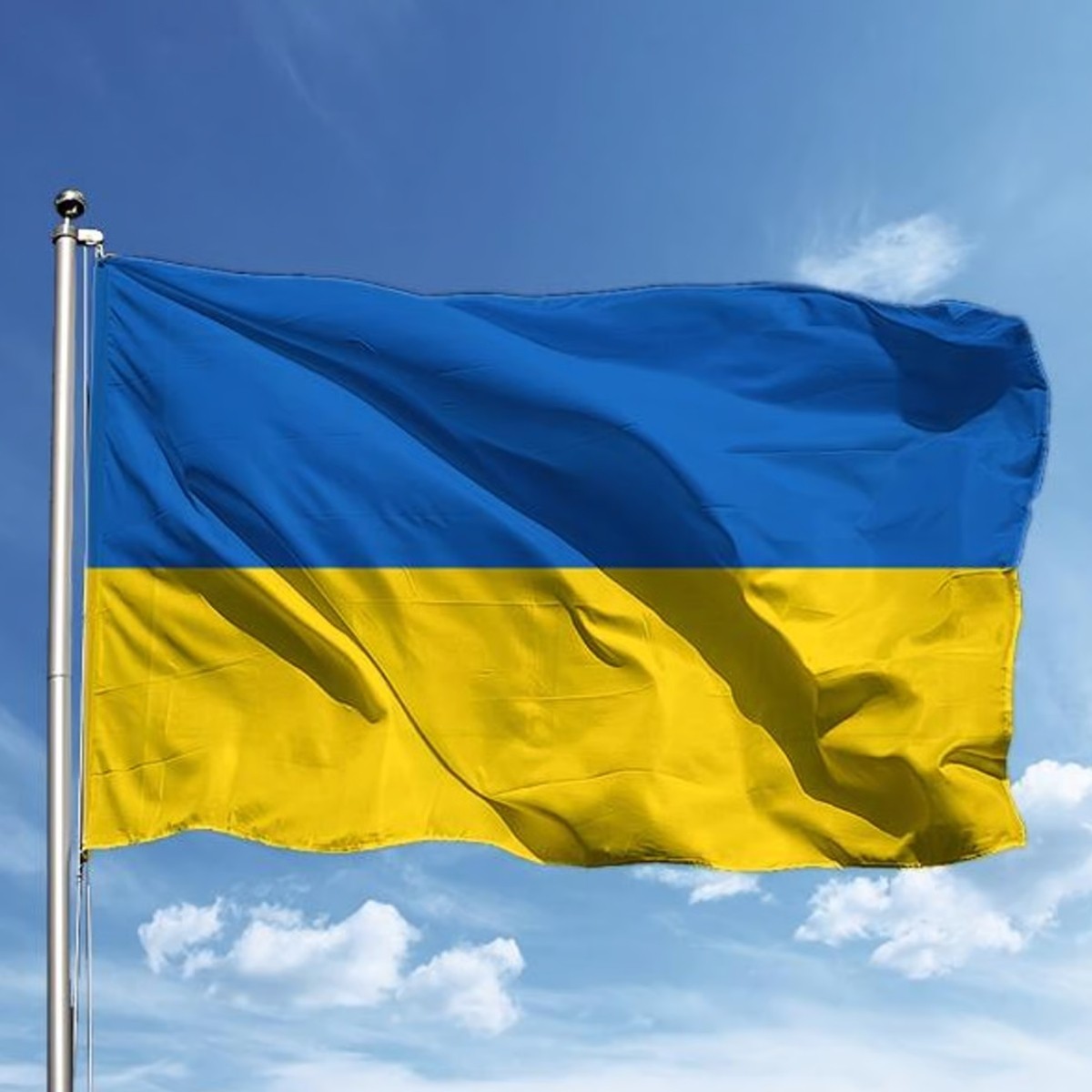 BAYRAK UKRAYNA 50*75 DÜZ