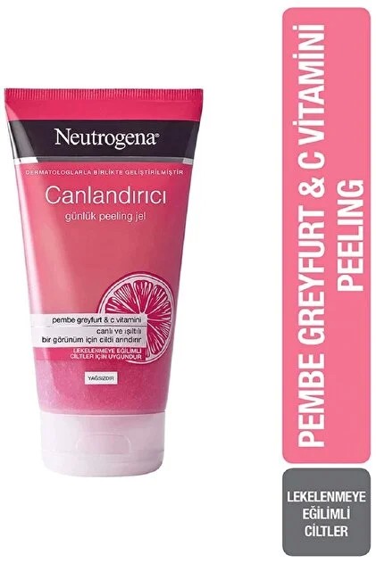 Neutrogena Pembe Greyfurt Günlük Peeling Jel 150 ml