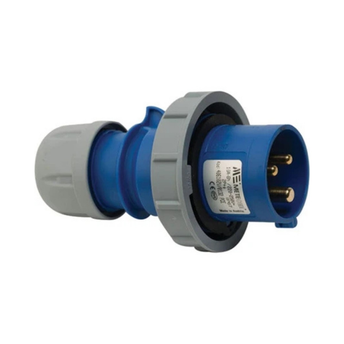 3*16A / IP 67 ERKEK DÜZ FİŞ
