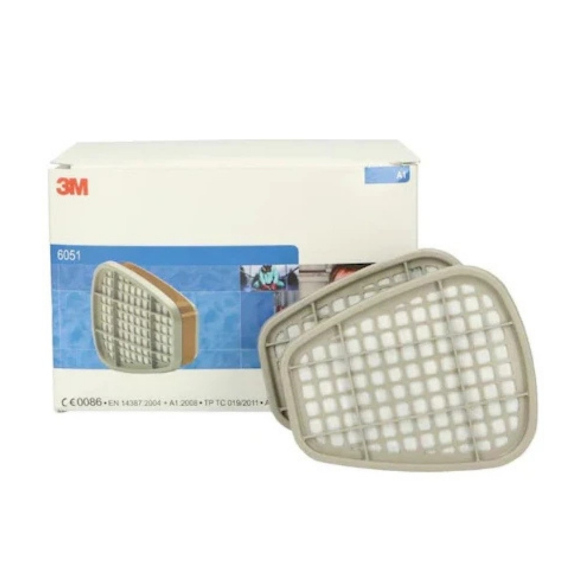 3M 6051 MASKE BOYA YEDEK GAZ FİLTRESİ