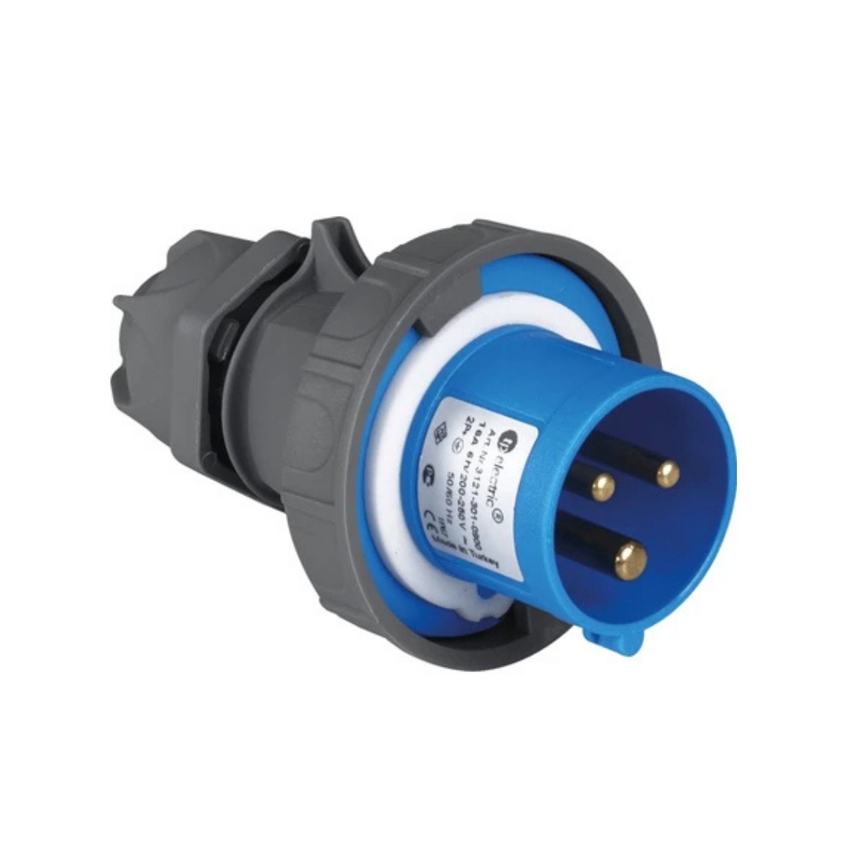 3*32A /IP 67 ERKEK  DÜZ FİŞ