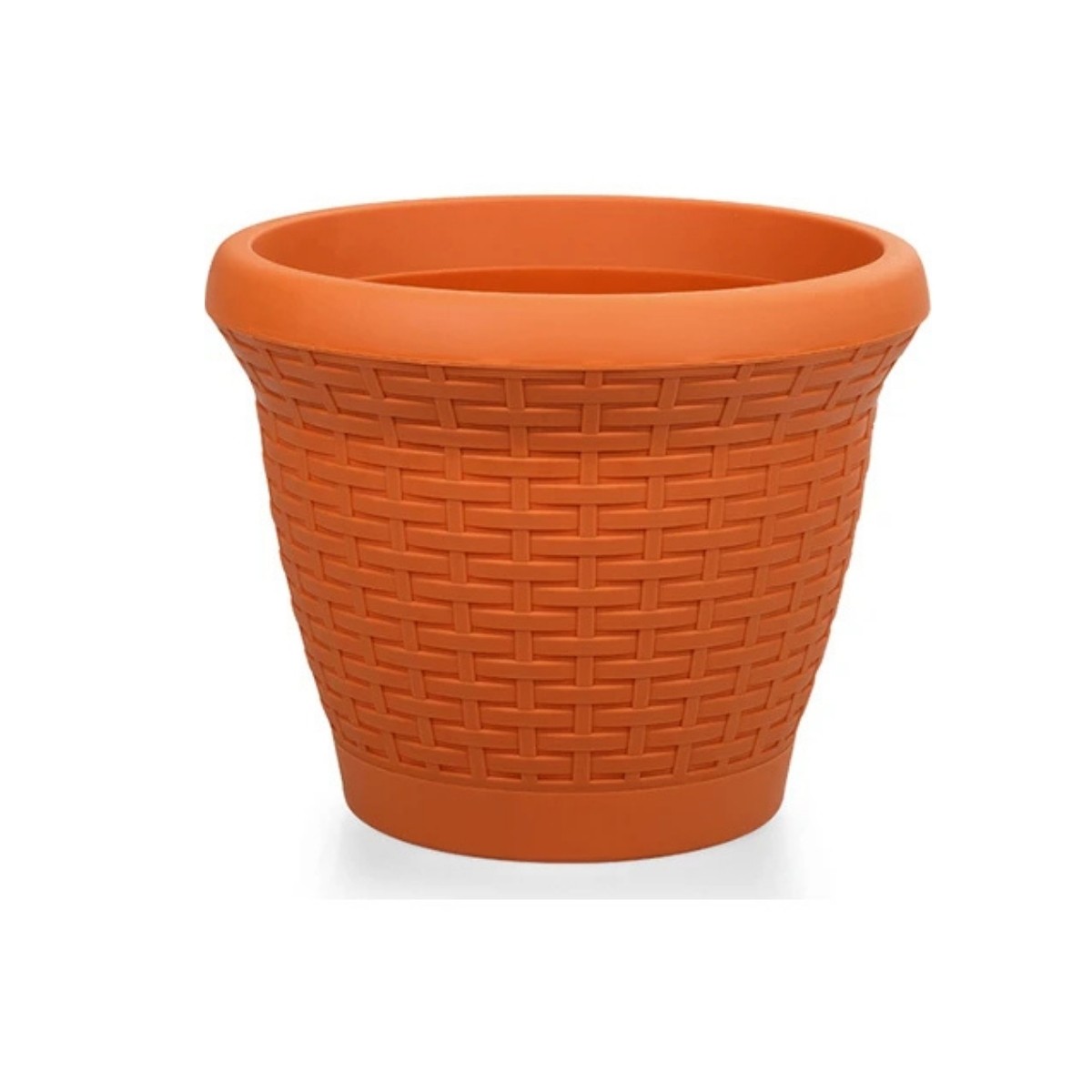 Serinova Hasır Sepet Saksı 1 No Kiremit