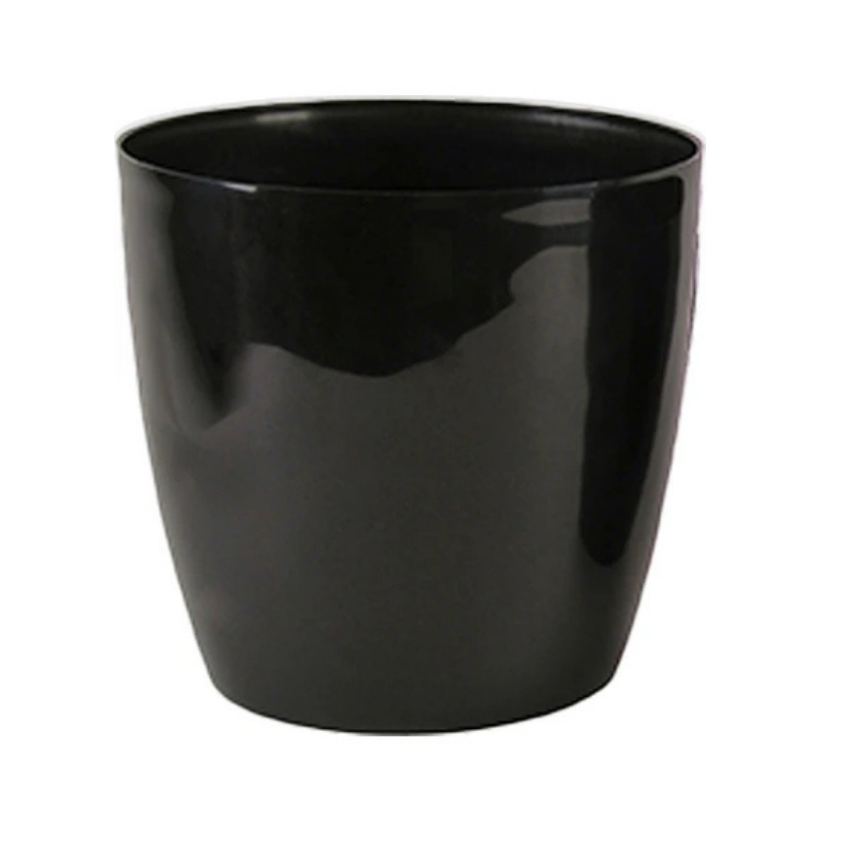 Serinova Yakut Saksı Drenajlı Takım 2 No Siyah