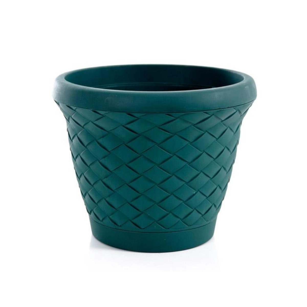 Serinova Hasır Sepet Saksı 1 No Yeşil