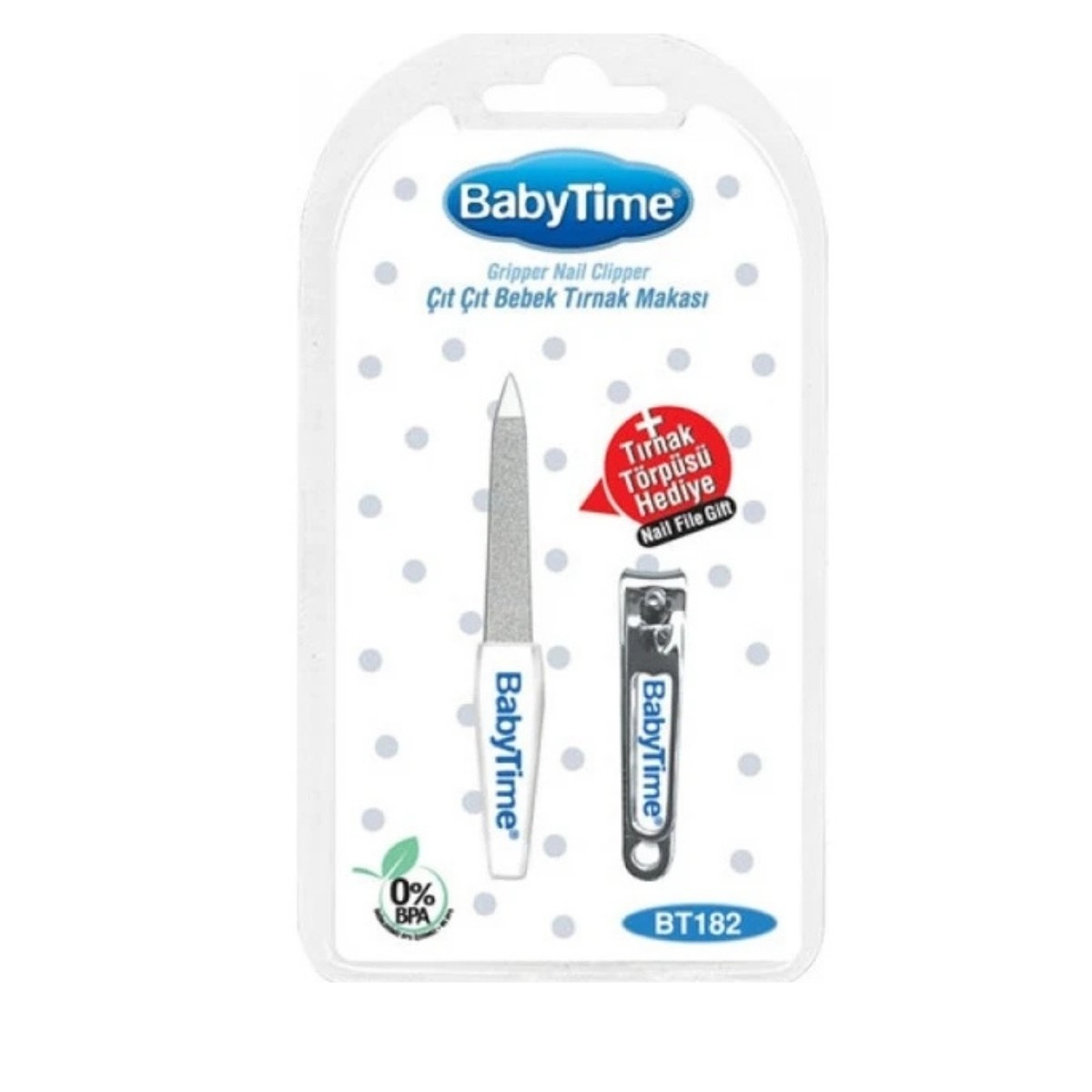 BabyTime Çıt Çıt Bebek Tırnak Makası Törpü Hediyeli BT182