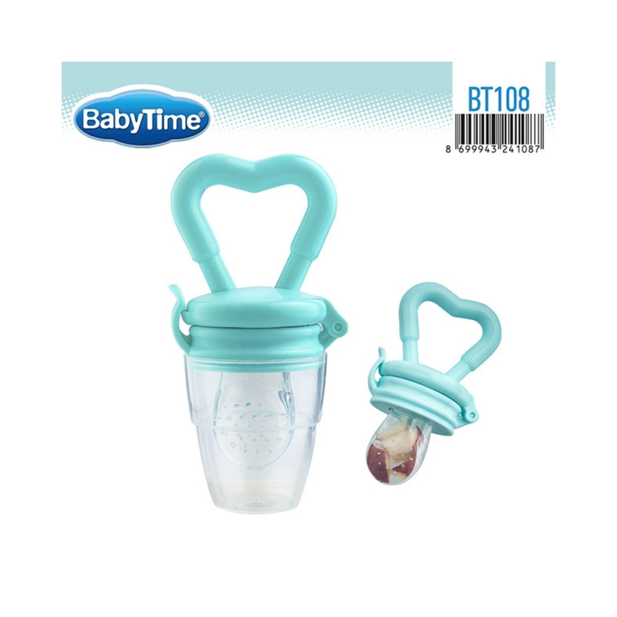 BabyTime Meyve Süzgeci Renk Seçeneği 6+ Ay BT108 Mint