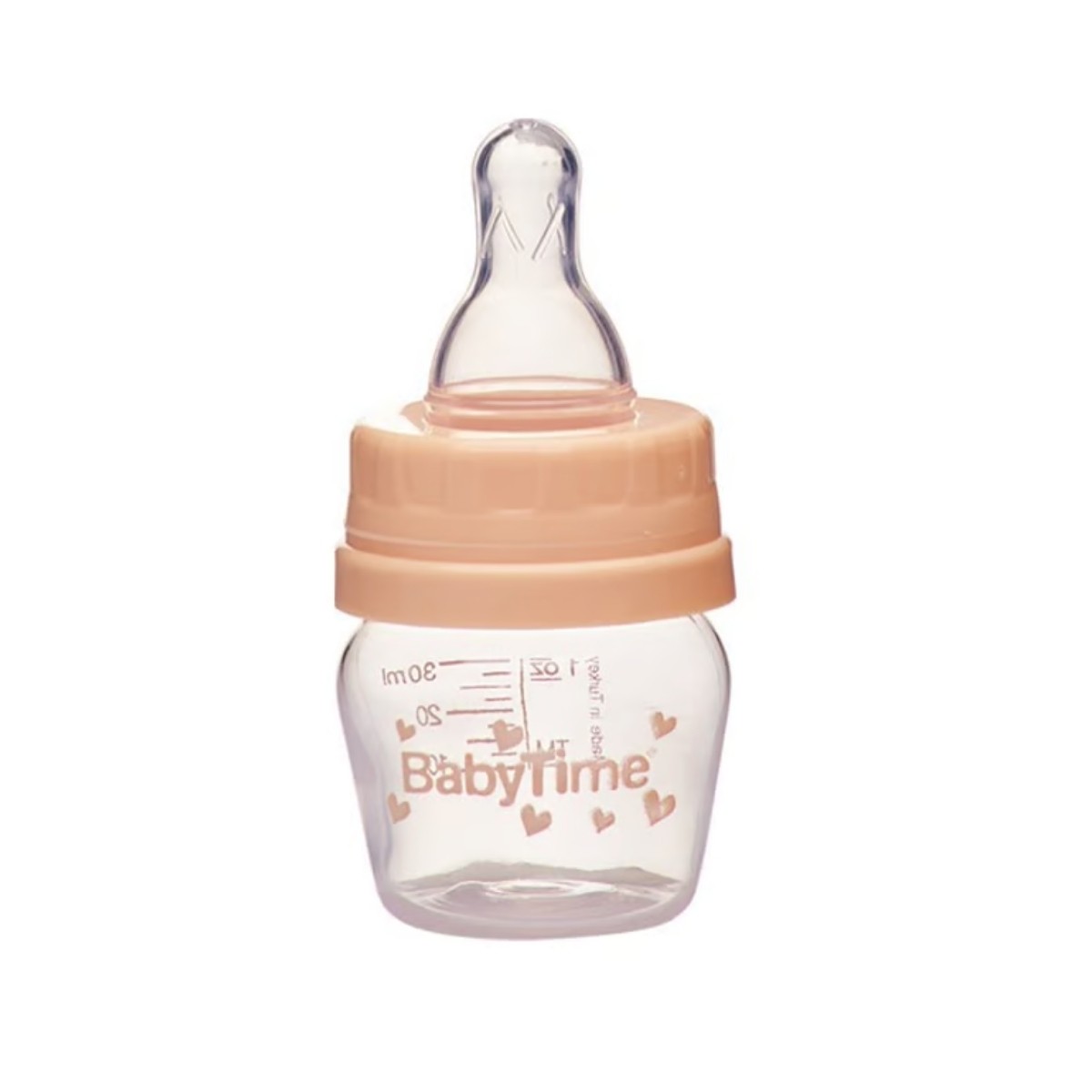 BabyTime Mini Alıştırma Bardağı No 1(0-6 Ay) 2 Fonksiyon 30 ml BT107 Krem