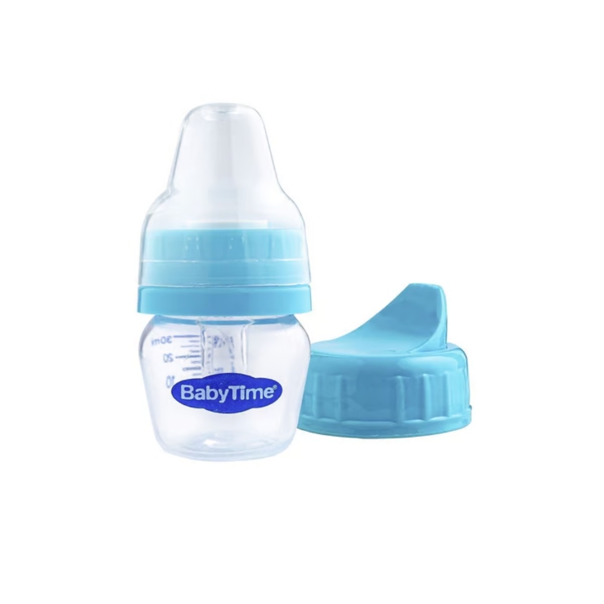 BabyTime Mini Alıştırma Bardağı No 1(0-6 Ay) 2 Fonksiyon 30 ml BT107 Mavi