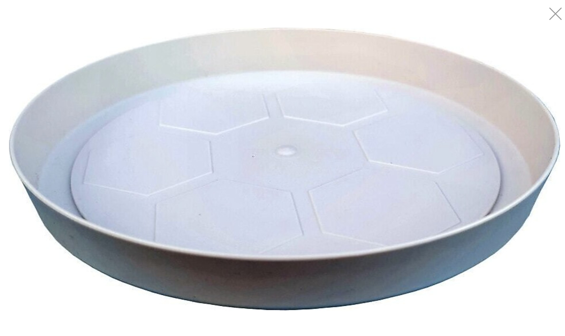 Serinova Plastik Saksı Tabağı Yalı 2 No Kirli Beyaz