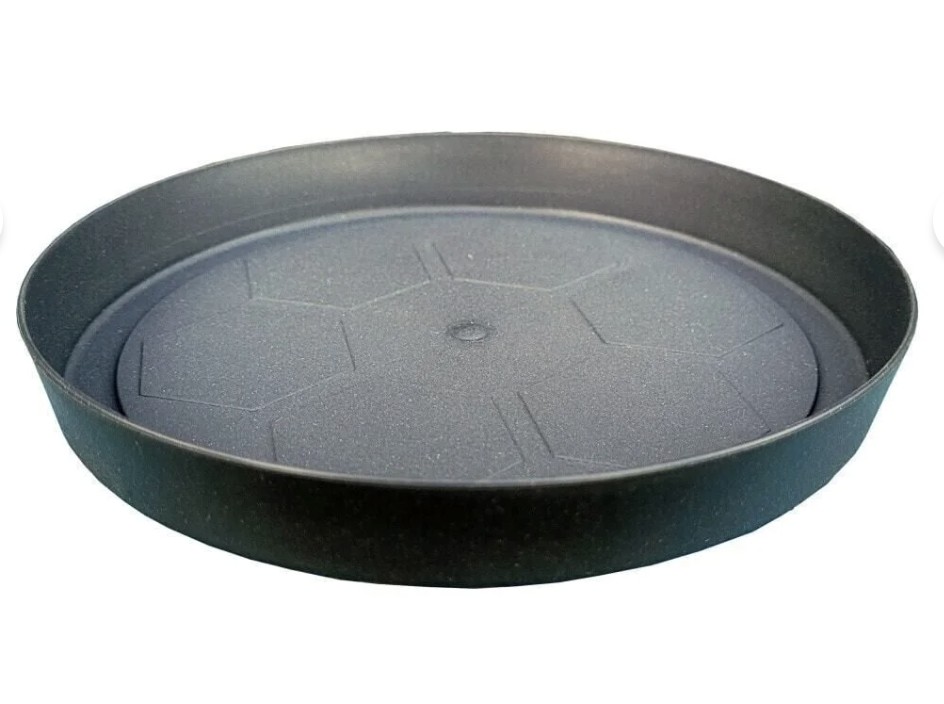 Serinova Plastik Saksı Tabağı Yalı 7 No Antrasit