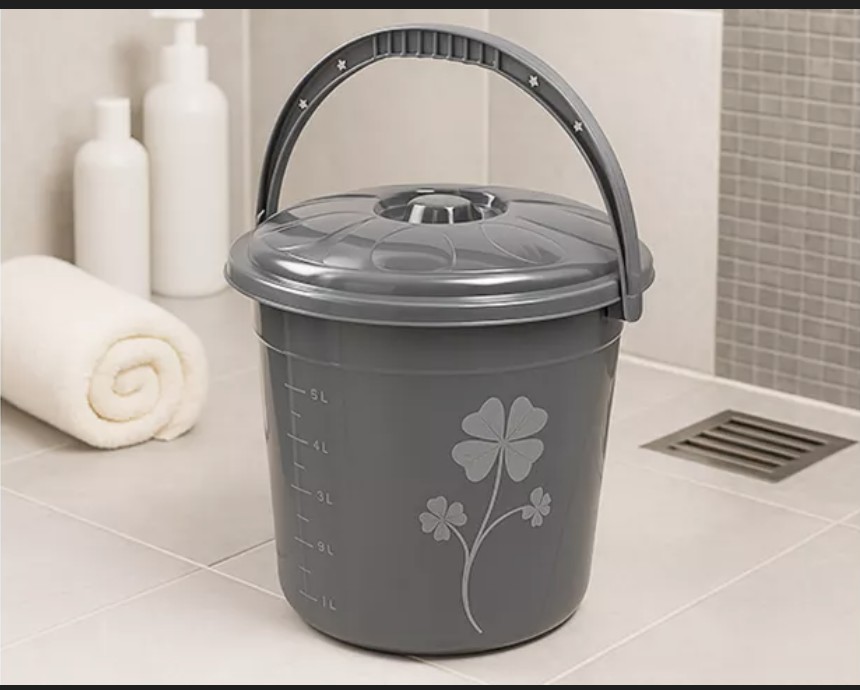 Asude ASD102 Yonca Su Kovası Füme 5lt