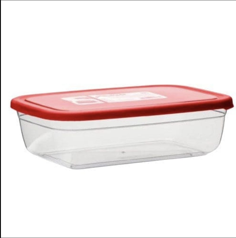 Asude ASD033 Maya Dikdörtgen Saklama Kabı 500ml Pembe