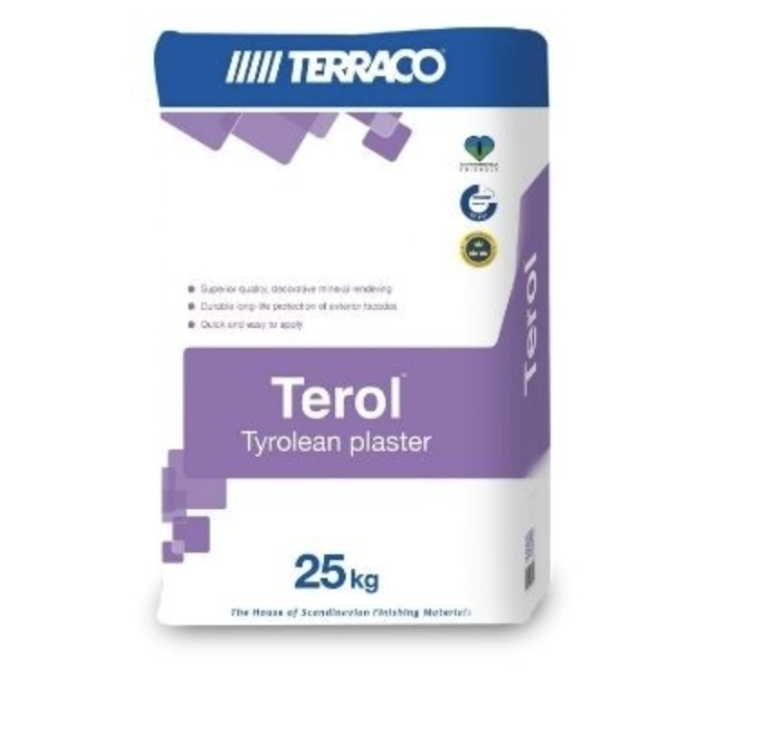 TERRACO Ecotherm Terol Granül 2 mm Hazır Sıva 25 Kg