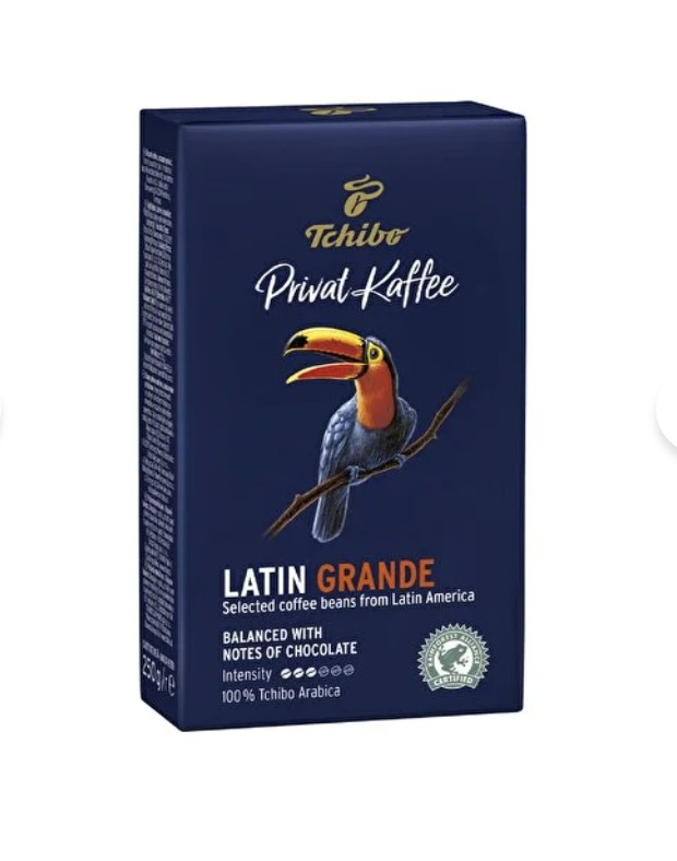 Privat Kaffee Latin Grande Öğütülmüş Vakumlu Pakette Kahve 2×250 g