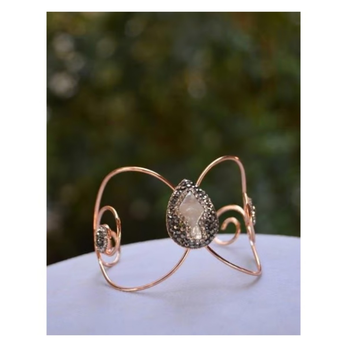 Stoneage F04067 Sakız İncisi El Yapımı Bilezik