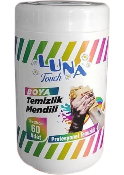 Luna Boya Temizlik Mendili 60lı Paket