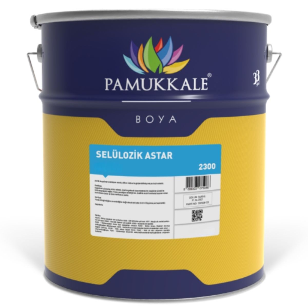 Pamukkale Selülozik Astar Beyaz 12 Kg