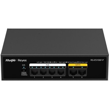 Ruijie Reyee RG-ES106F-P 6 Port 54W PoE Switch