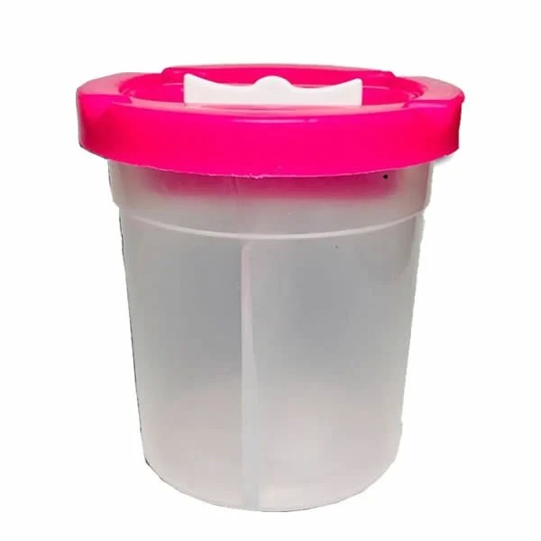 Sulu Boya Kabı 3 Bölümlü Pembe