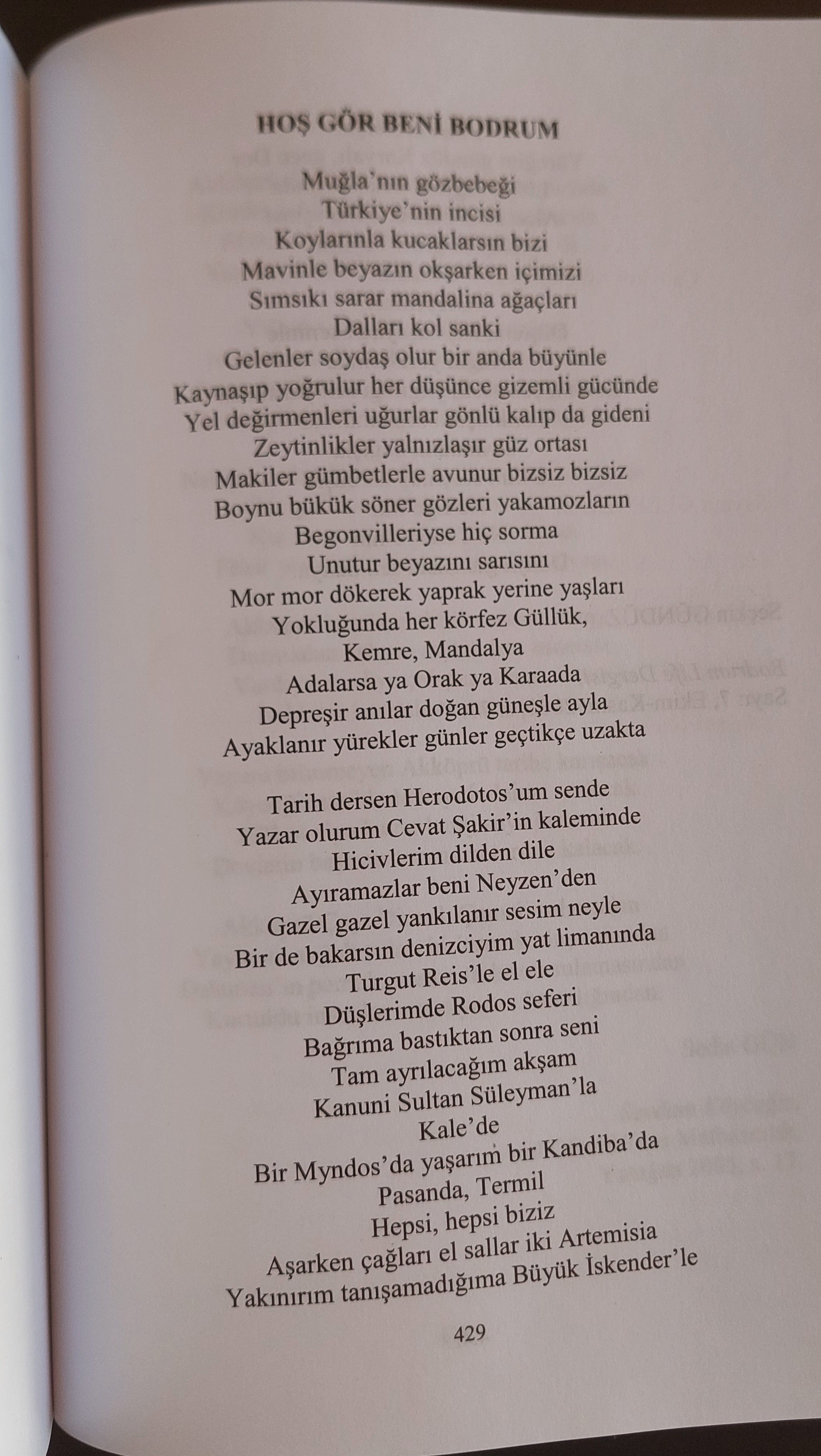 Muğla Şiirleri Antolojisi - Cezmi Çoban