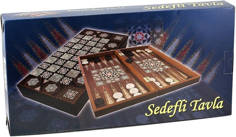 Eser Oyun - Sedefli Tavla Takımı Büyük