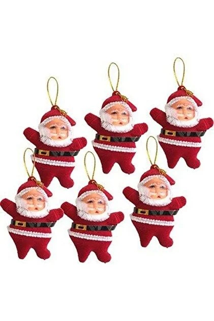 Yılbaşı Süs 6'lı Noel Baba Küçük - 2505112