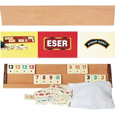 Eser Oyun - Show Ağaç Okey Takımı Büyük