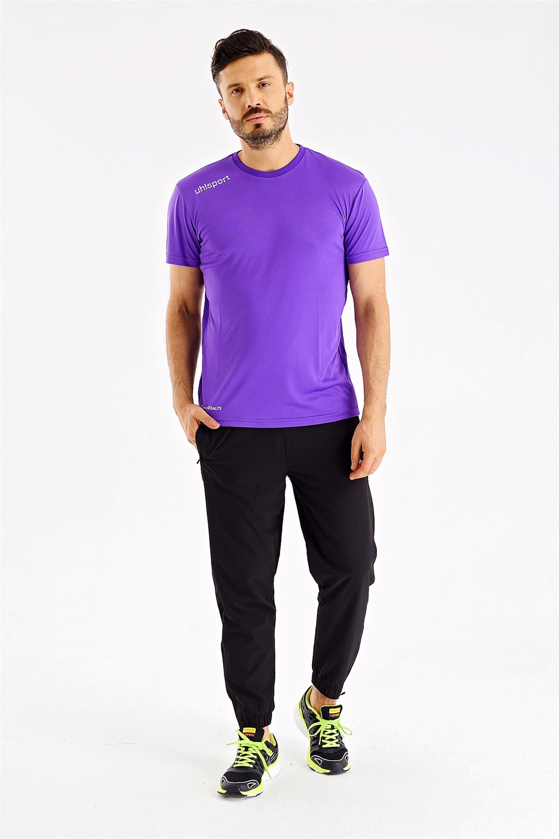 Uhlsport 1003341 Antrenman T-Shırt Essential Mor (L)