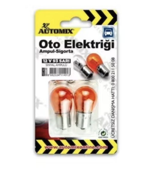 Automix Sinyal Ampulü 12V/93 2'li Paket