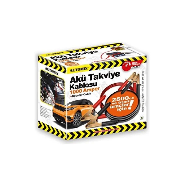Automix Kutulu Akü Takviye Kablosu 1000 Ah