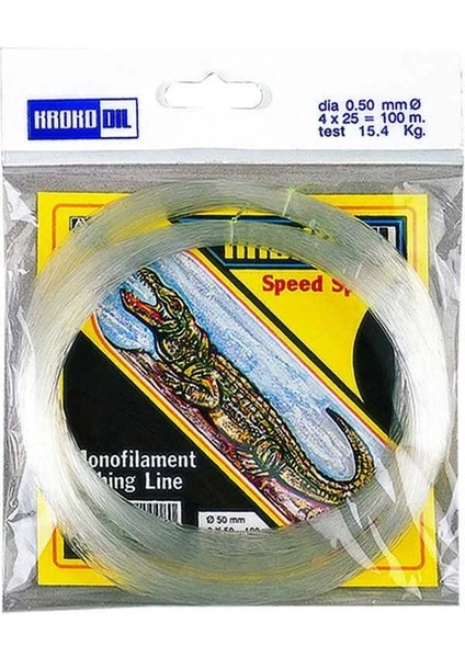 Krokodil Beyaz Paket Misina 100m 0,90mm