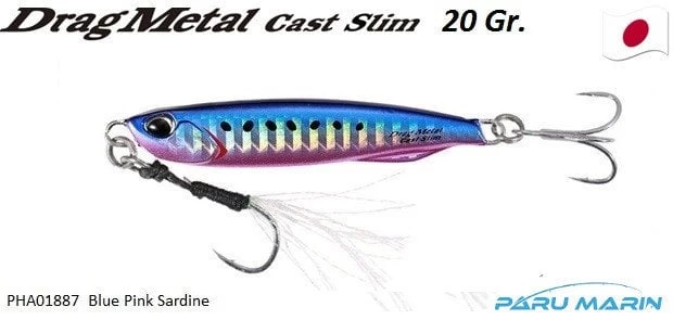 Duo Drag Metal Cast Slim Jig 20gr. Pha0187 / Blue Pink Sardine