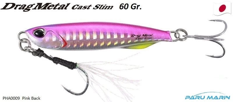 Duo Drag Metal Cast Slim Jig 60gr. Pha0009 / Pink Back