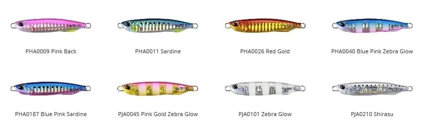 Duo Drag Metal Cast Slim Jig 60gr. Pja0045 / Pink Gold Zebra Glow
