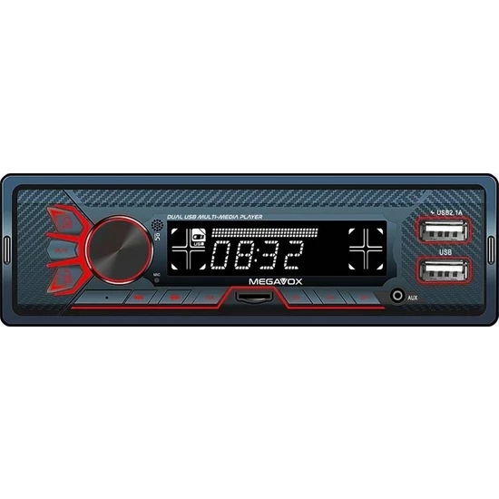Megavox Mgx 480 Oto Teyp Bluetooth 2 Usb Sd Aux