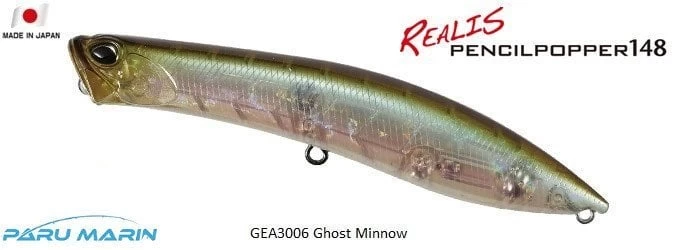 Duo Realis Pencil Popper 148 Gea3006 / Ghost Minnow