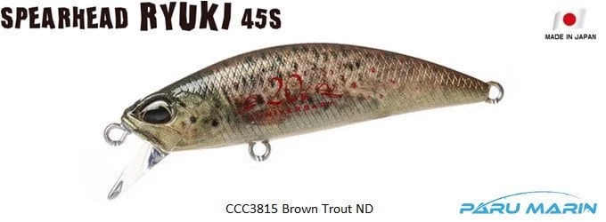 Duo Spearhead Ryuki 45s Ccc3815 / Brown Trout Nd