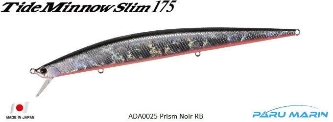 Duo Tide Minnow Slim 175 Ada0025 / Prism Noir Rb