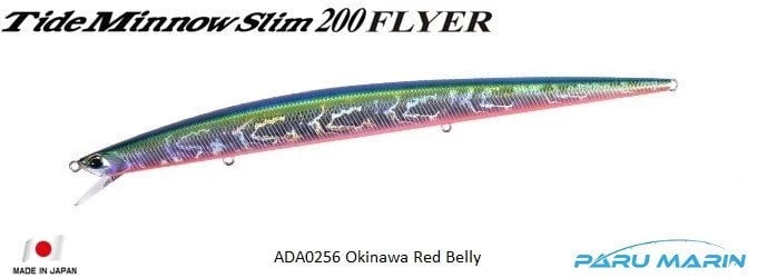Duo Tide Minnow Slim Flyer 200 Ada0256 / Okinawa Red Belly