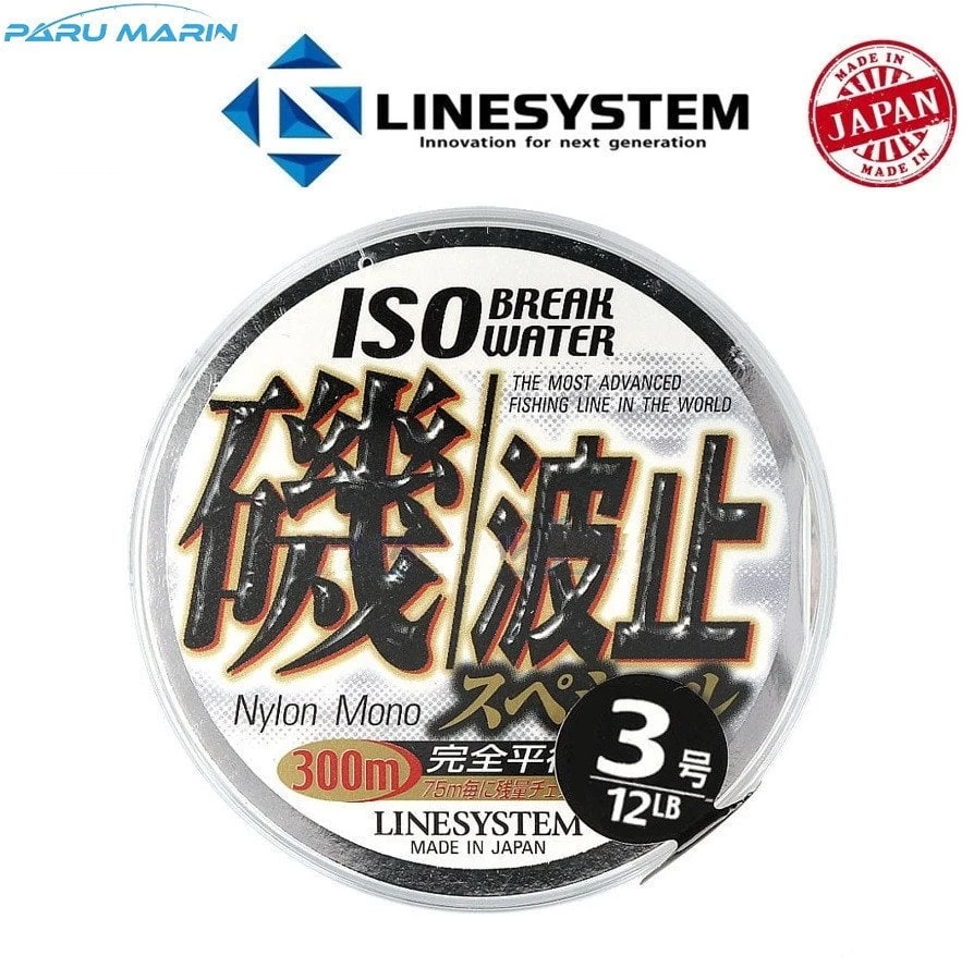Linesystem Iso Break Water Mono #3  0,30mm. 6,30kg. 300mt. Beyaz