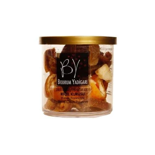 Bodrum Yadigarı Şeker İlavesiz Karışık Narenciyeli Reçel Kurusu 80 Gr