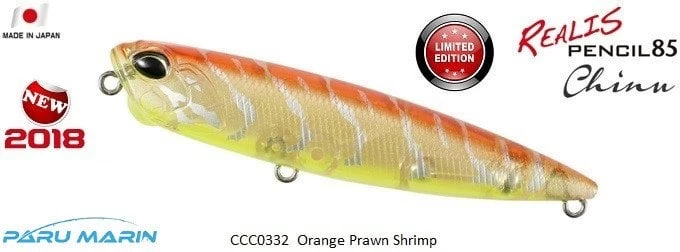 Duo Realis Pencil 85 Chinu Ccc0332 / Orange Prawn Shrimp