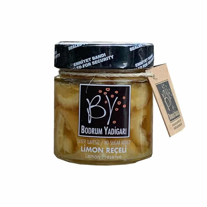 Bodrum Yadigarı Şeker İlavesiz Limon Reçeli 250 Gr