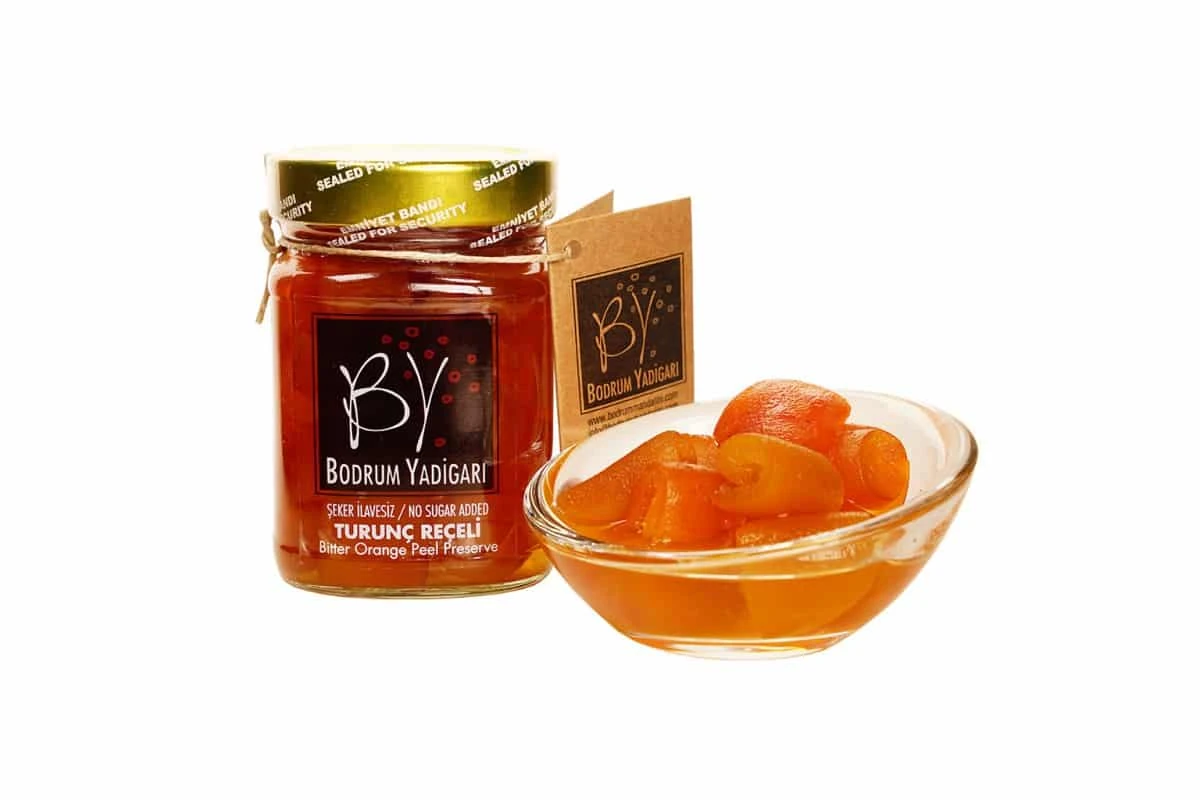 Bodrum Yadigarı Şeker İlavesiz Turunç Reçeli 250 Gr