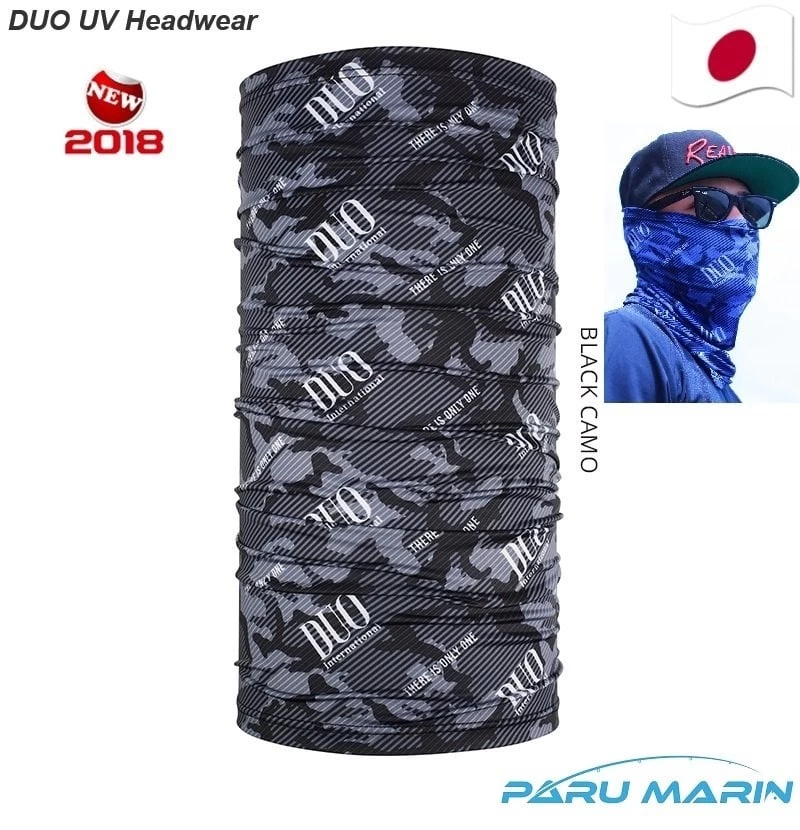 Duo Uv Koruyucu Bandana / Boyunluk Black Camo