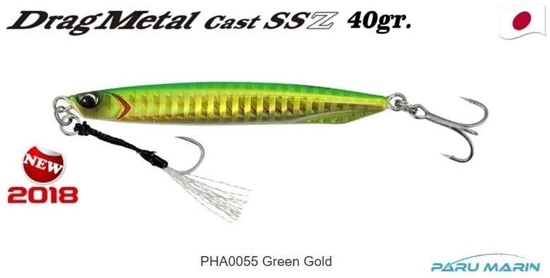 Duo Drag Metal Ssz Jig 40gr. Pha0055 / Green Gold