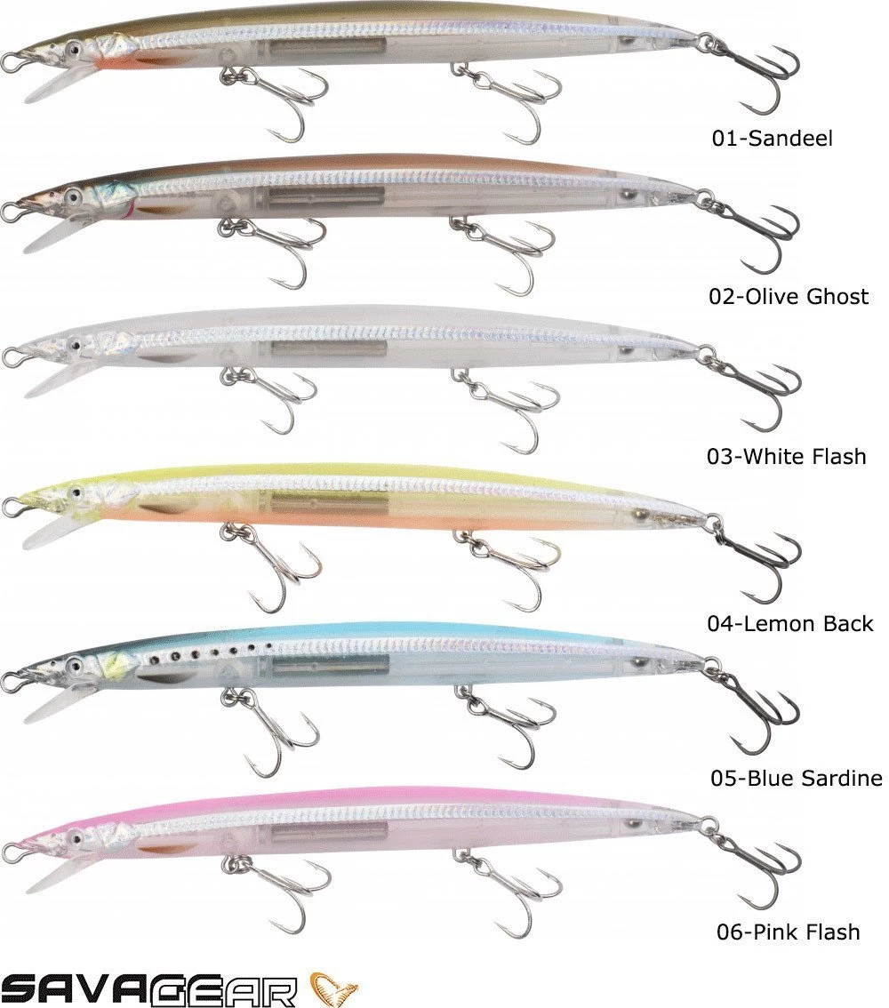 Savage Gear Sandeel Jerk Minnow 145 14g - 02-olive Ghost